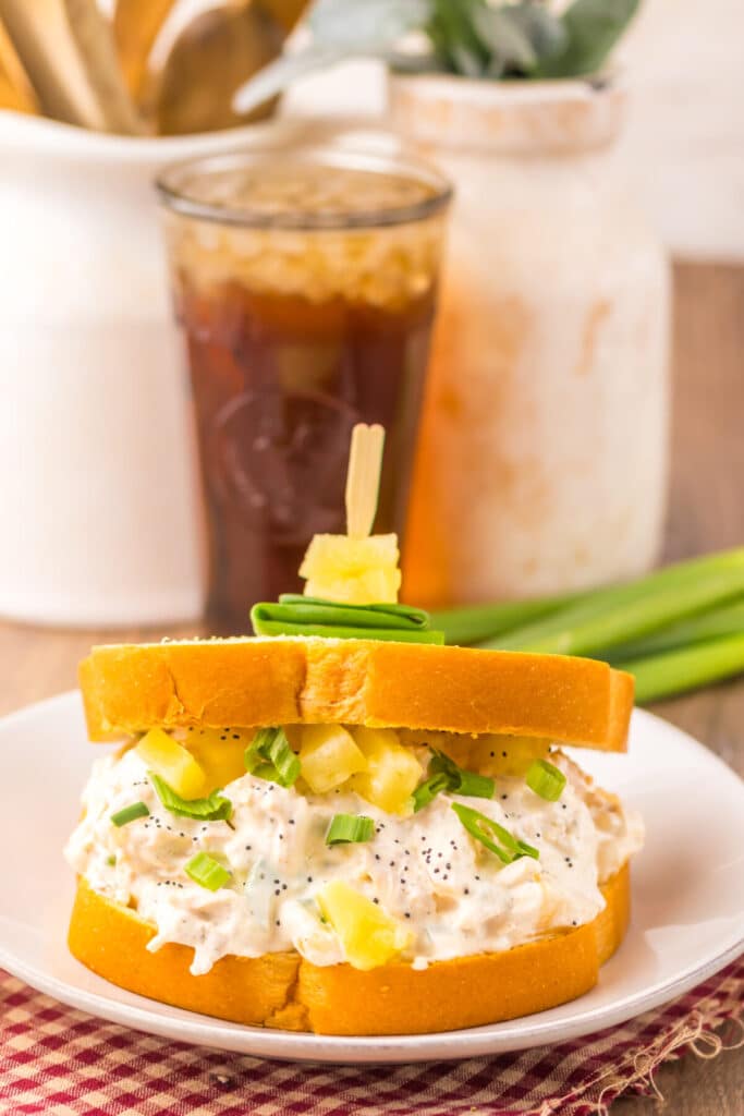 Hawaiian Chicken Salad plated