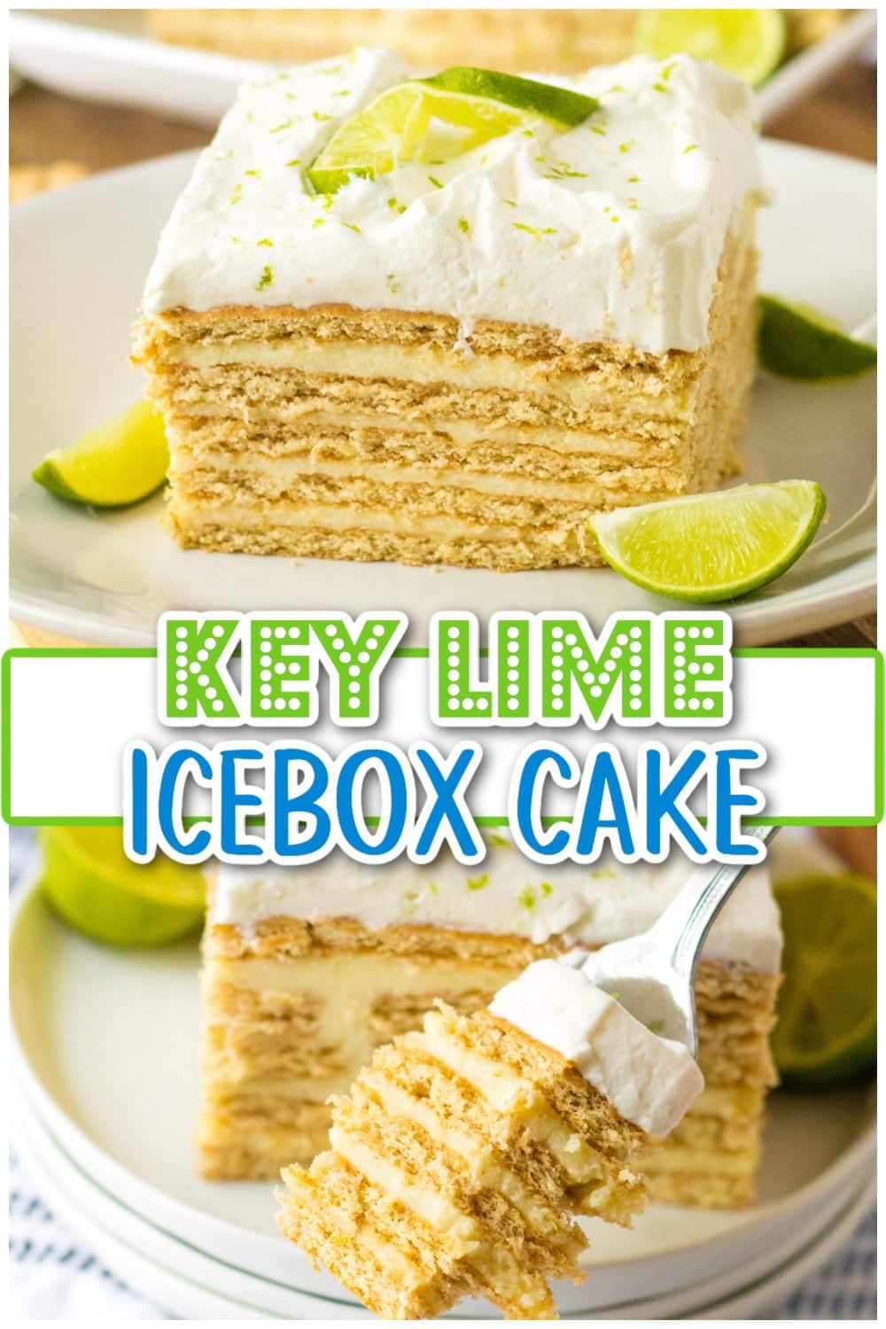 Key Lime Icebox Cake pin