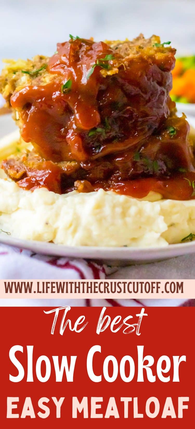 slow cooker easy meatloaf pin