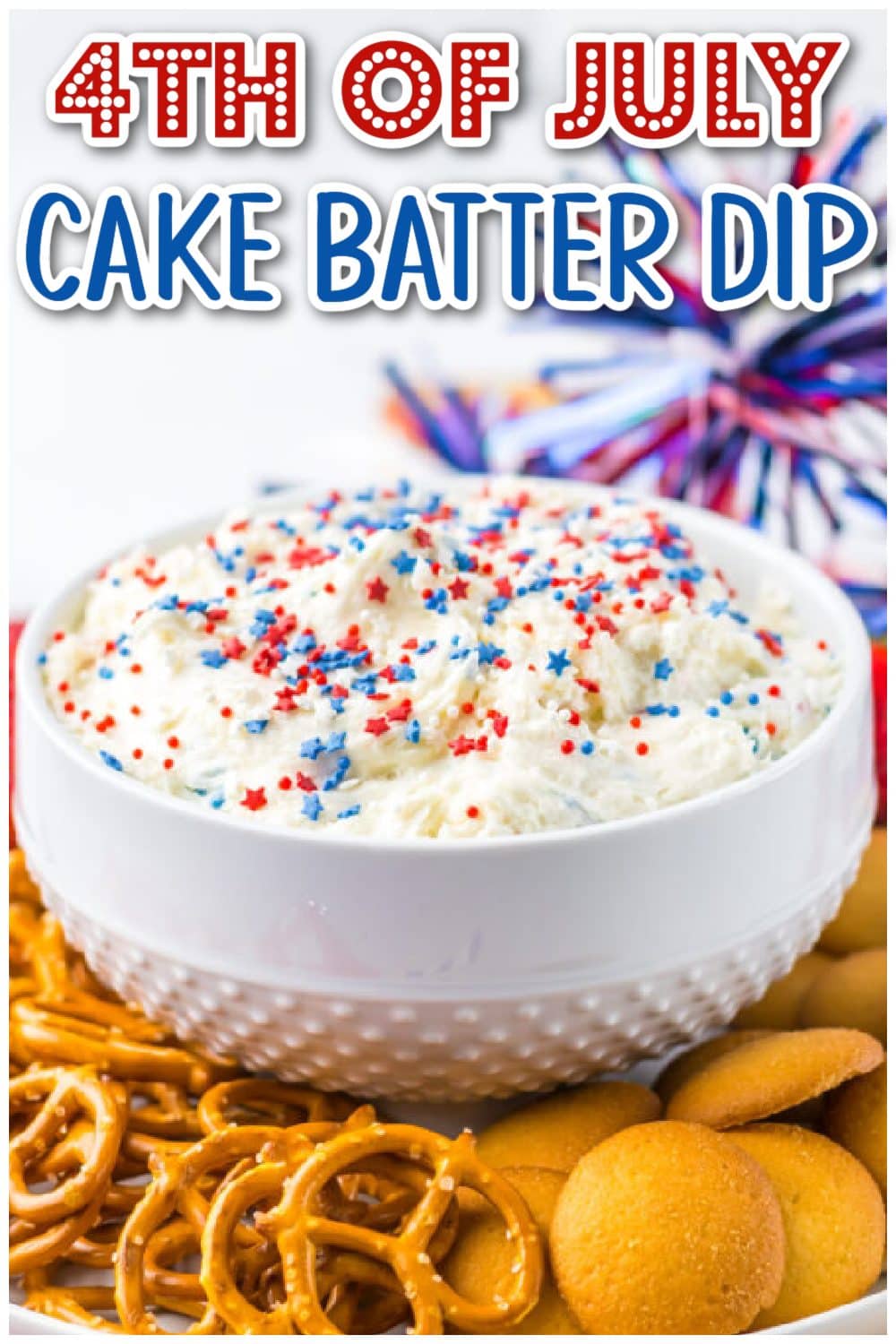 4th Of July Cake Batter Dip grphic