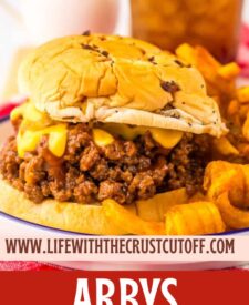 Arbys Beef and Cheddar Sloppy Joes pin