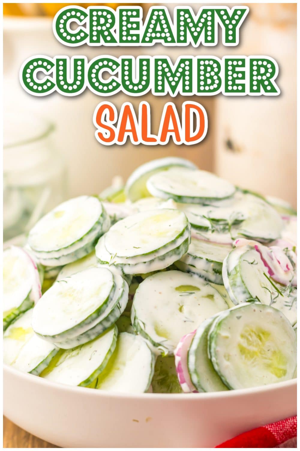 Creamy Cucumber Salad graphic