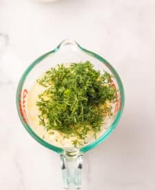 Creamy Cucumber Salad dressing