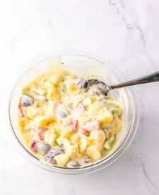 Hawaiian Cheesecake Salad mixed
