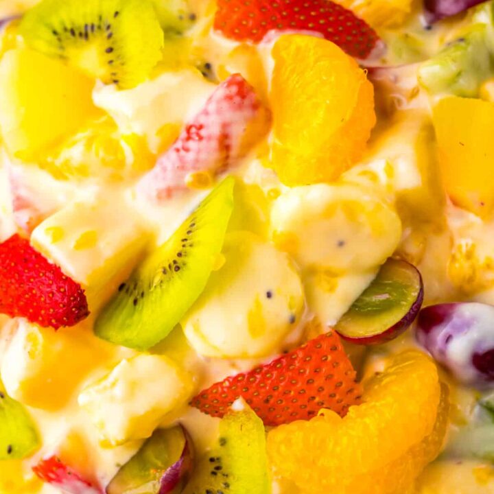 Hawaiian Cheesecake Salad plated
