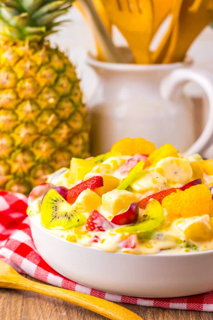 Hawaiian Cheesecake Salad plated