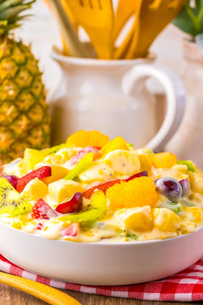 Hawaiian Cheesecake Salad plated