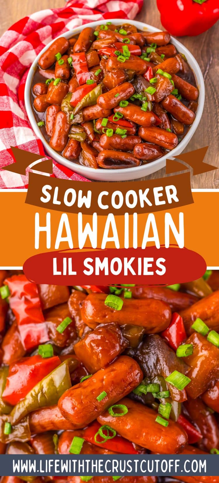 Slow Cooker Hawaiian Lil Smokies pin