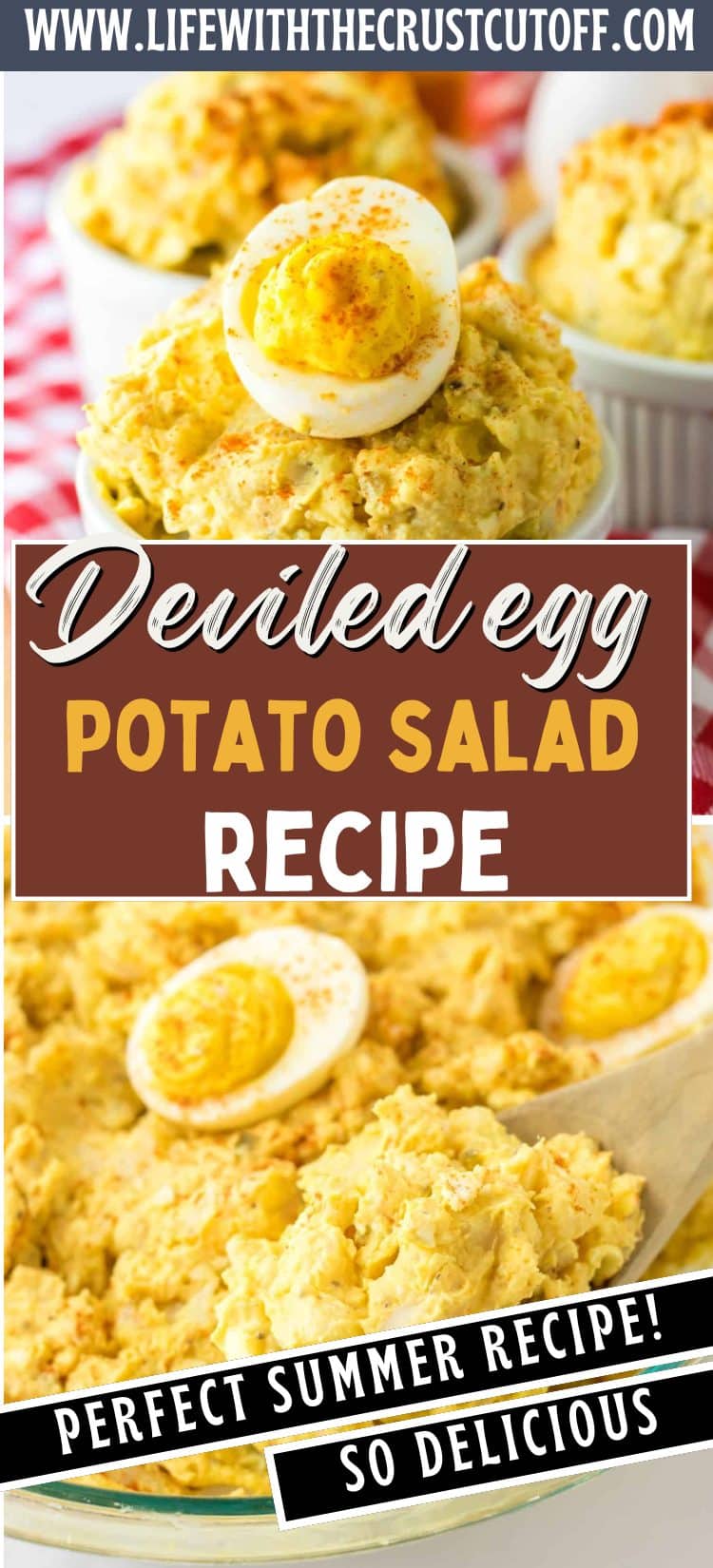 deviled egg potato salad pin