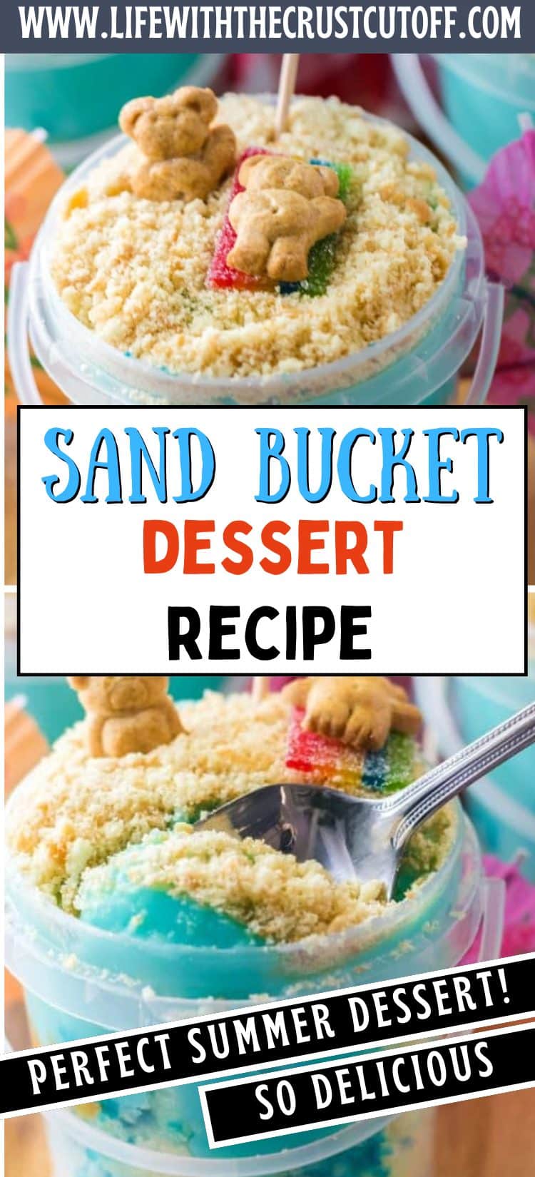 sand bucket dessert recipe pin