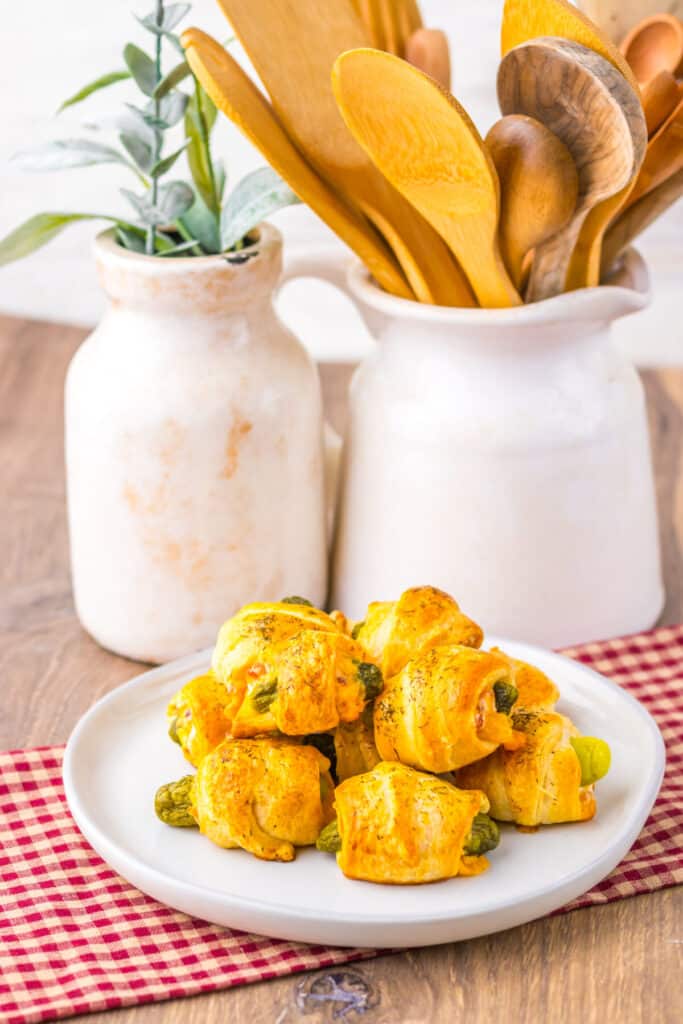 Pickles in a Blanket plated