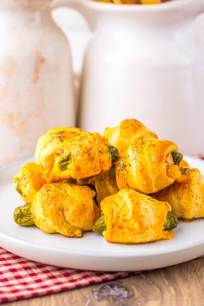 Pickles in a Blanket plated