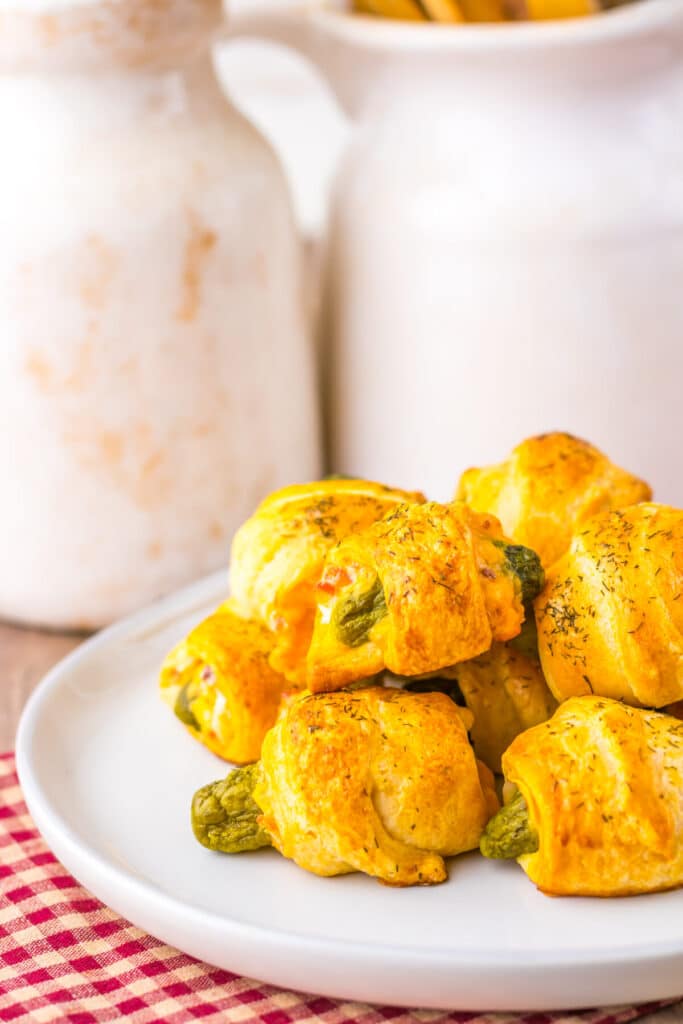 Pickles in a Blanket plated