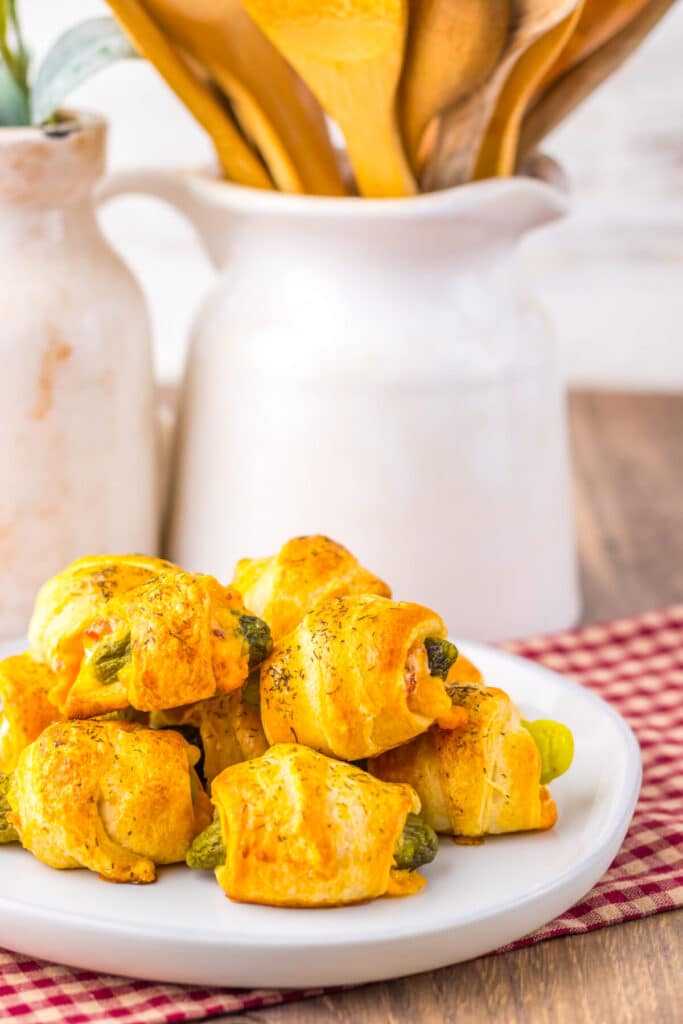 Pickles in a Blanket plated