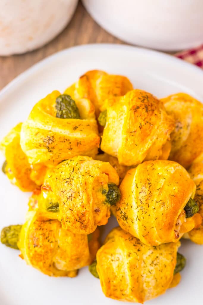 Pickles in a Blanket plated