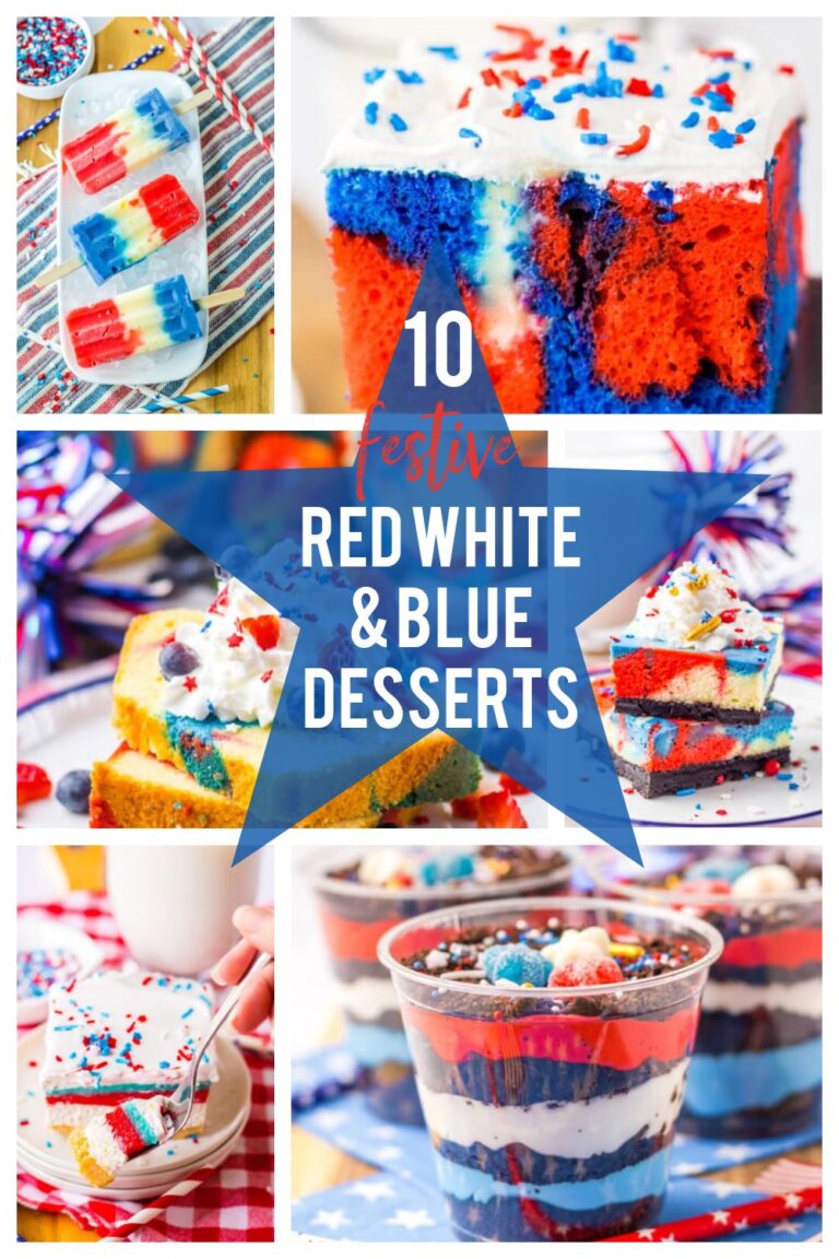 10 Festive Red White Blue Desserts