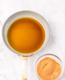 Cinnamon sugar and reduced apple cider