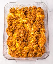 Taco Bubble Up Bake in pan