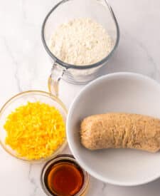 McGriddle Bites Ingredients laid out