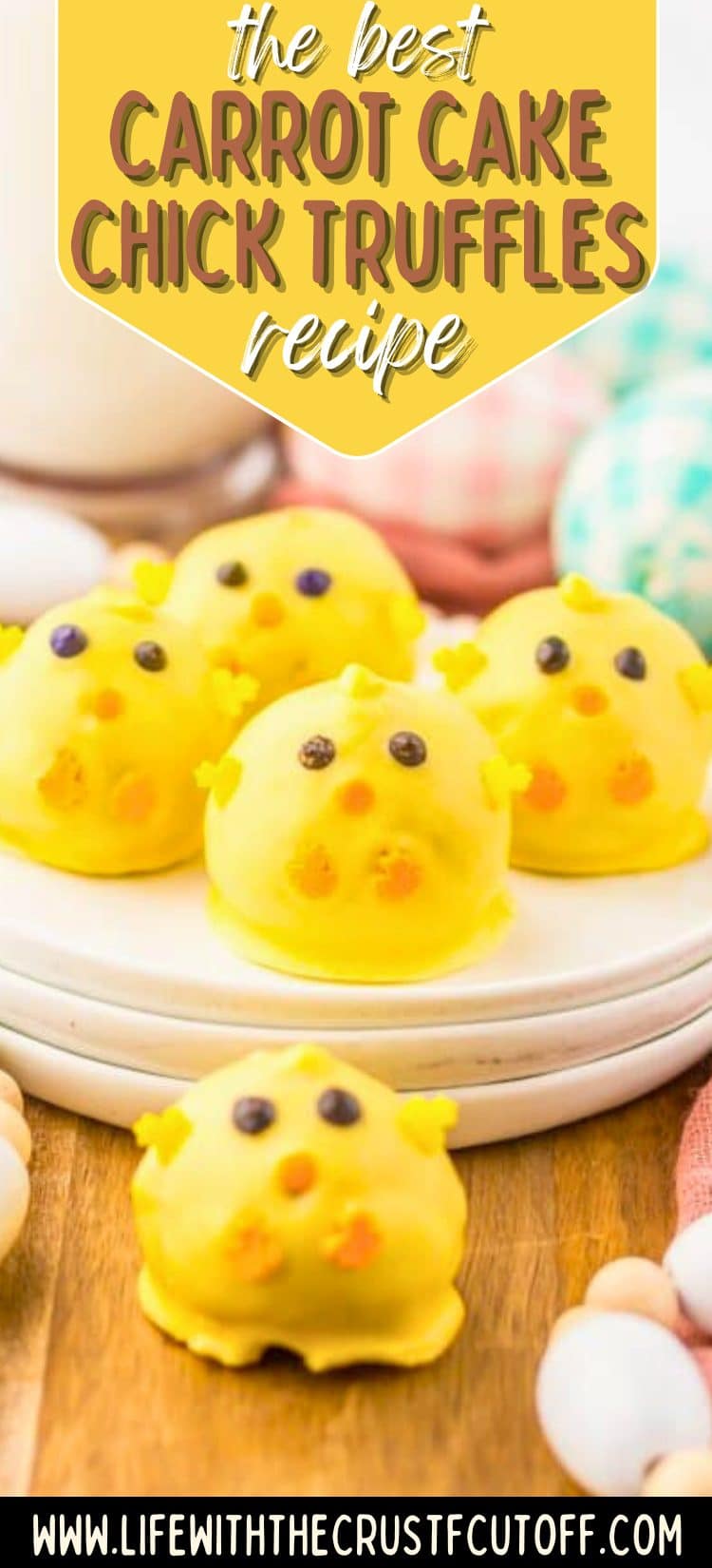 Bunny butt truffles decorated with coconut and candy feet for Easter dessert