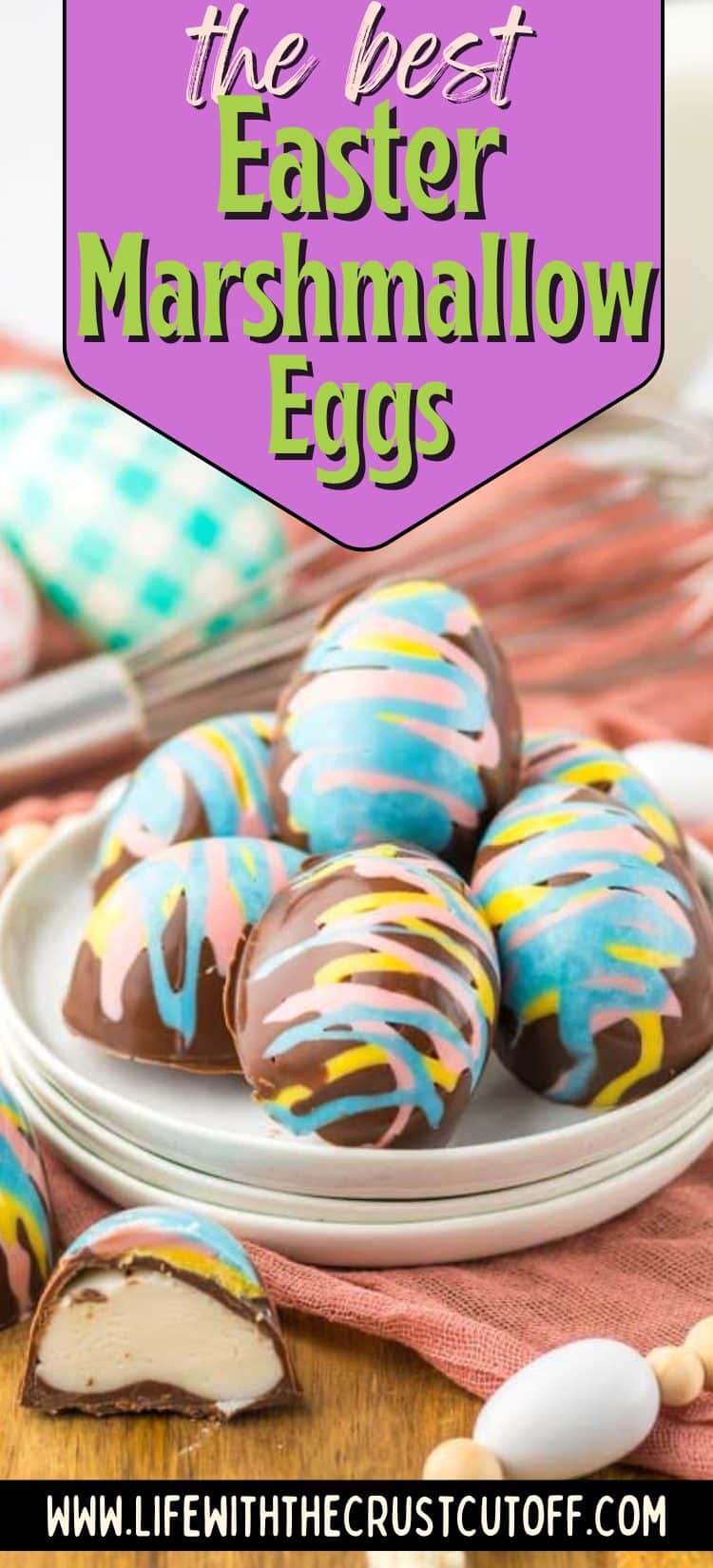 Easter marshmallow eggs homemade chocolate covered marshmallow eggs