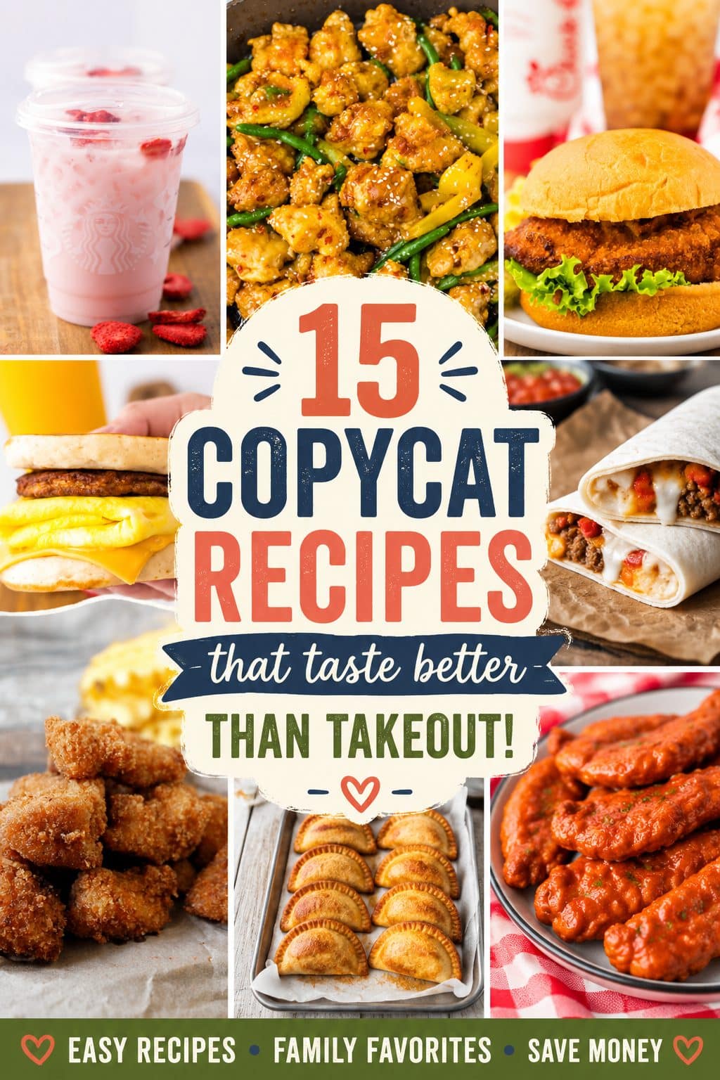 15 Copycat Recipes that taste better than takeout