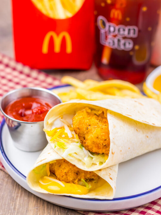 Copycat McDonald's Snack Wraps (Easy Crispy Chicken Snack Wrap