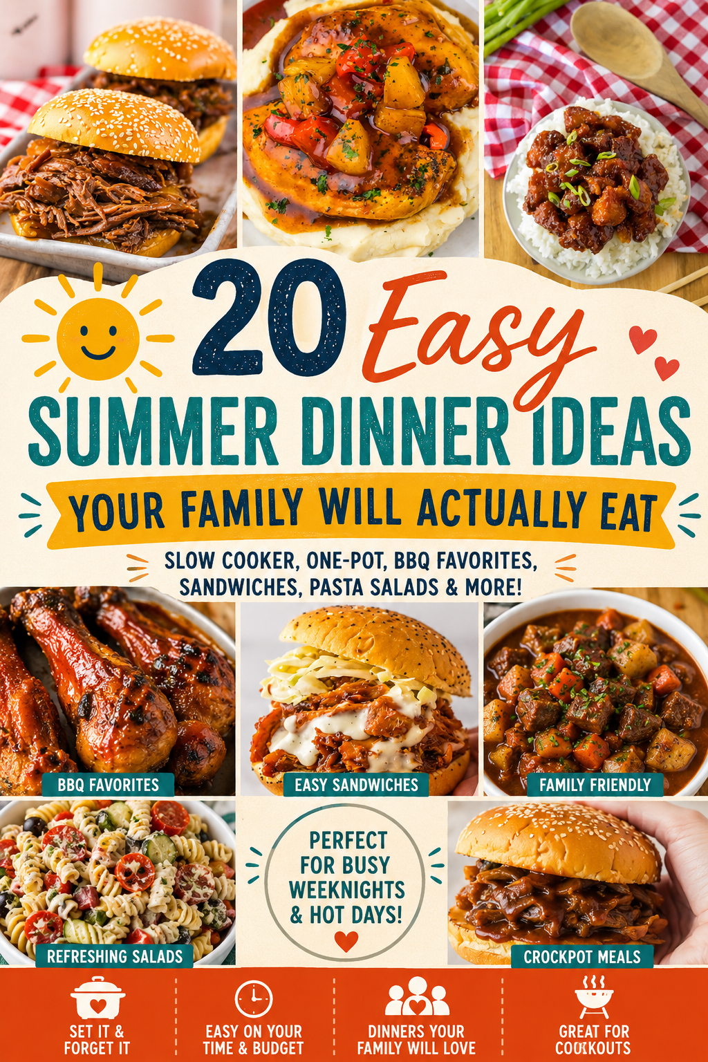 20 easy summer dinner ideas your family will actually eat