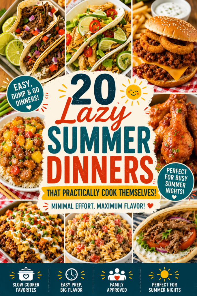 20 Lazy Summer Dinners