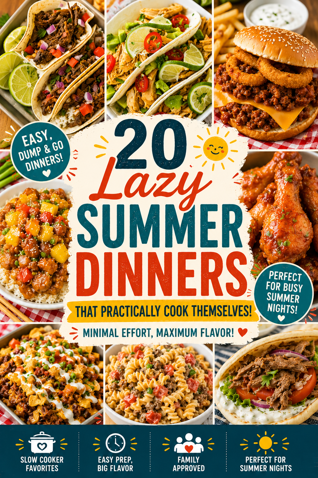 20 Lazy Summer Dinners