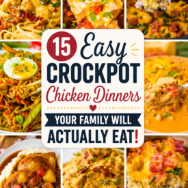 15 Crockpot Chicken Dinners