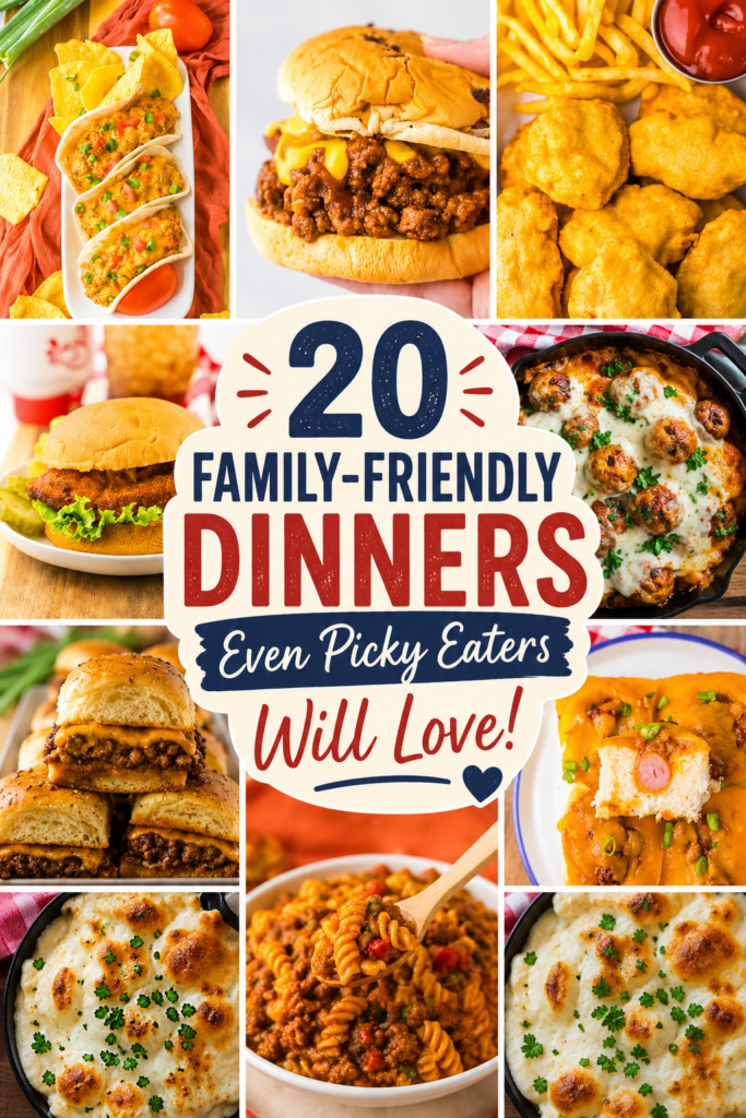 20 Family-Friendly Dinners Even Picky Eaters Will Love