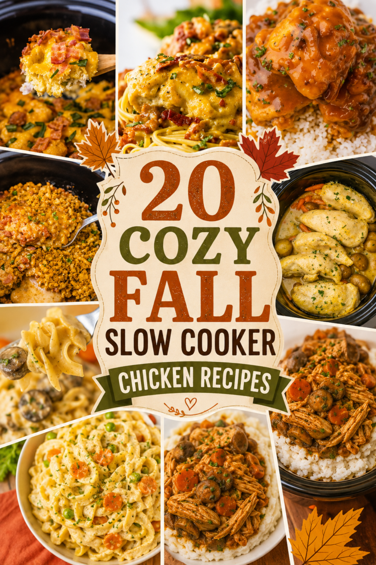 20 Cozy Fall Slow Cooker Chicken Recipes