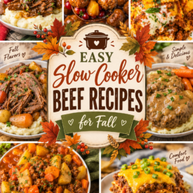 30 Easy Slow Cooker Beef Recipes for Fall