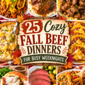 25 Cozy Fall Beef Dinners for Busy Weeknights