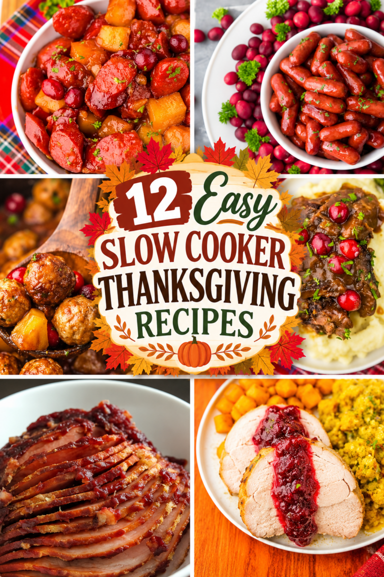 12 Easy Slow Cooker Thanksgiving Recipes