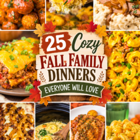 25 Cozy Fall Family Dinners Everyone Will Love