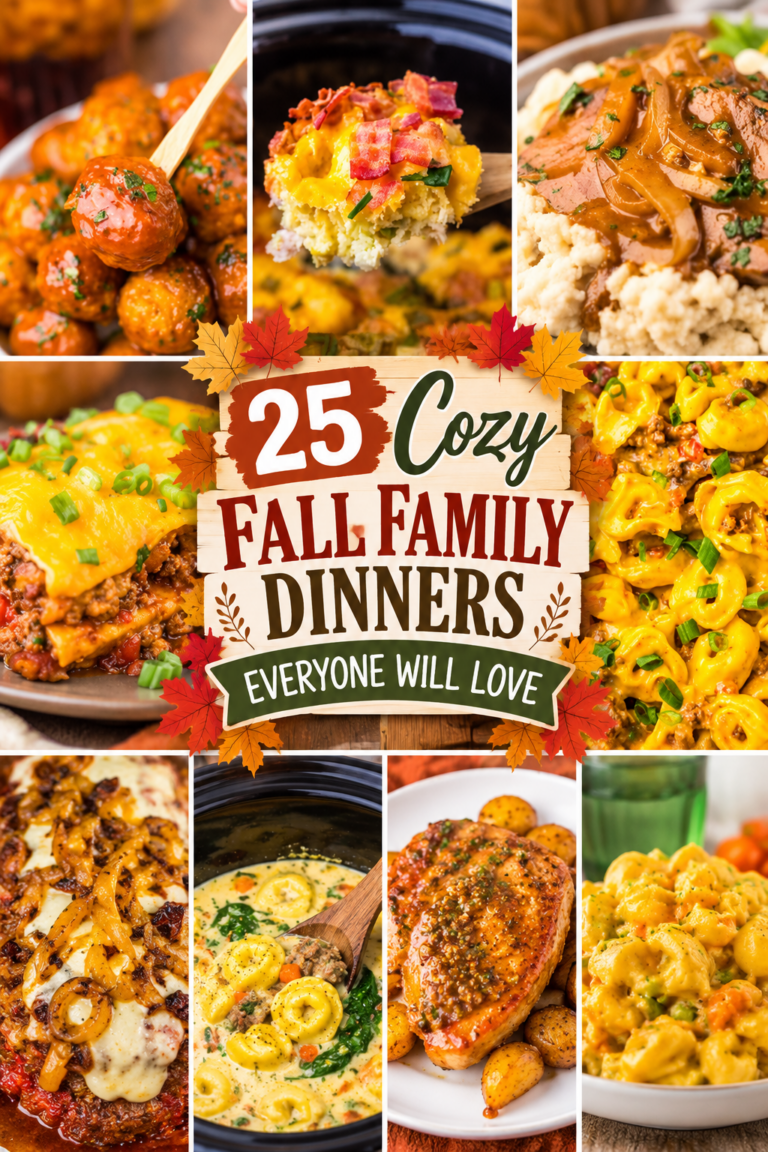 25 Cozy Fall Family Dinners Everyone Will Love